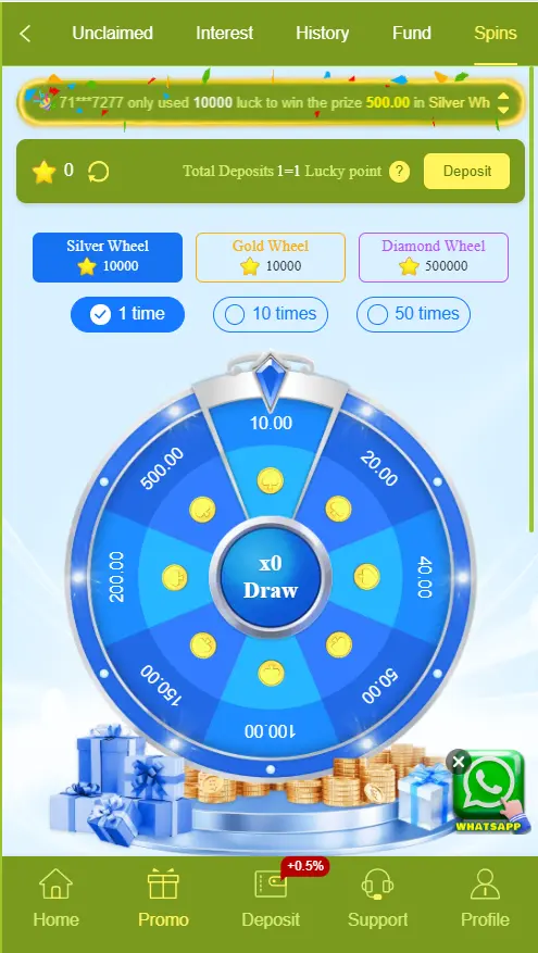 Rewarding Spins in MF777